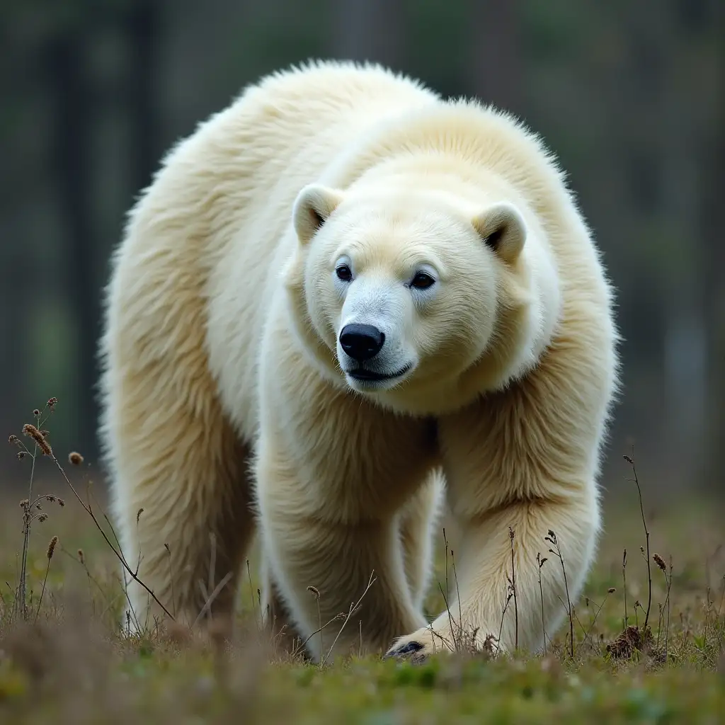 Majestic-Kermode-Bear-in-Lush-Forest-Habitat