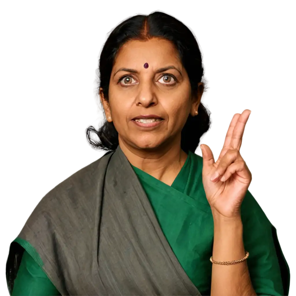 Nirmala-Sitharaman-PNG-Image-HighQuality-Visual-Representation-for-Professional-Use