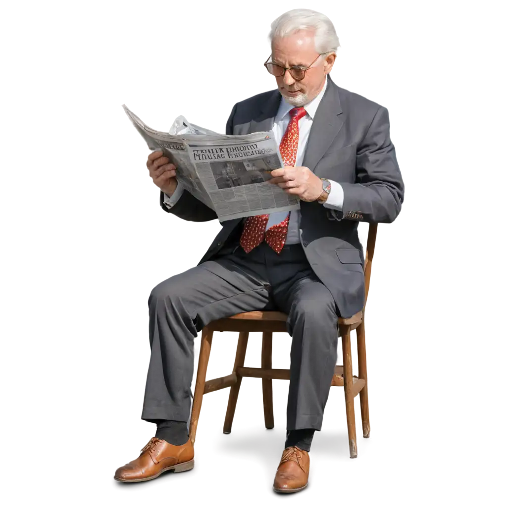 HighQuality-PNG-Image-of-an-Old-Man-in-a-Suit-Reading-a-Newspaper