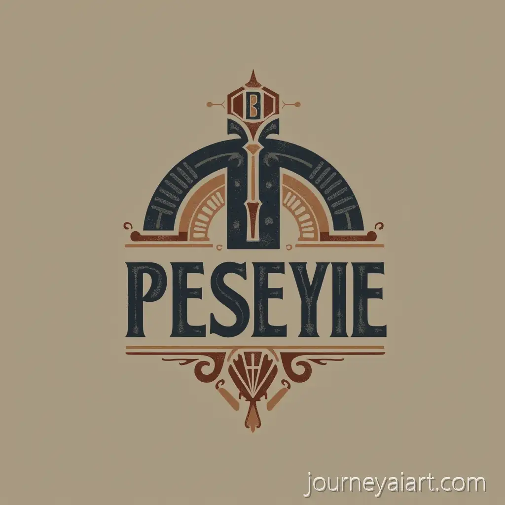 PESEYIE-Bold-Architectural-Typography-with-Tribal-Motif-and-Modern-Minimalism