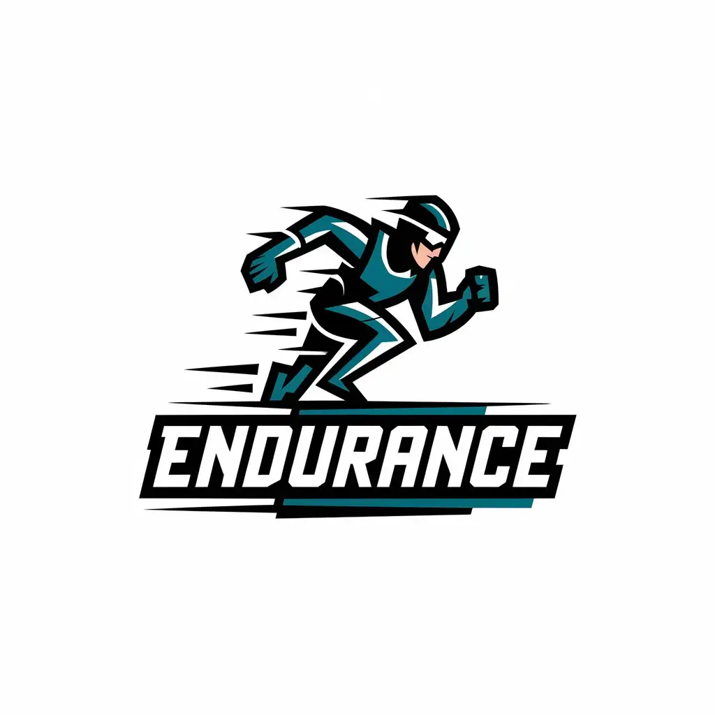 LOGO Design for Endurance UltraEndurance Athlete with Complex Design for Sports Fitness Industry