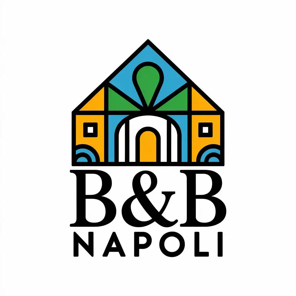 LOGO-Design-For-BB-NAPOLI-Casa-Symbol-in-Clean-Vector-Style-for-Home-Family-Industry