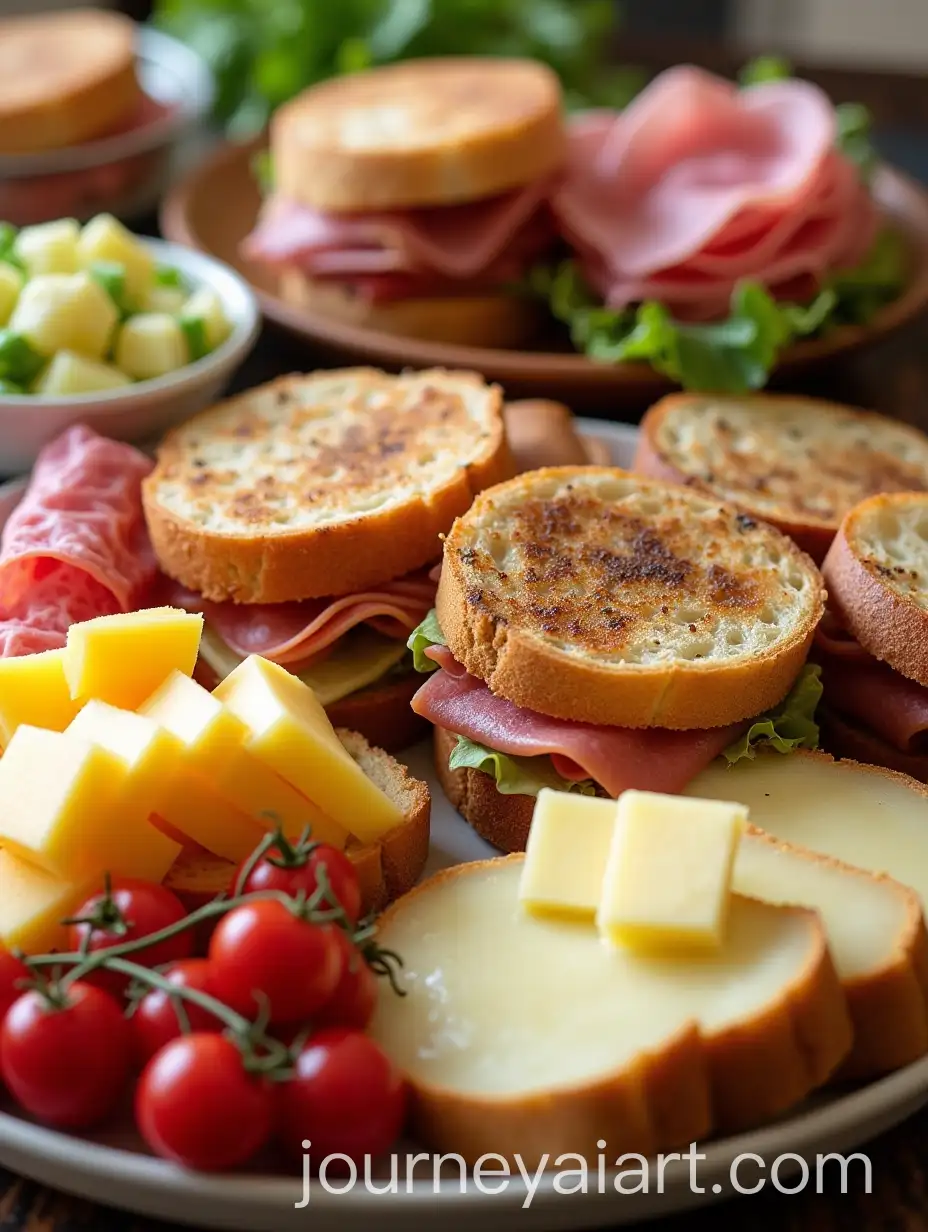 Artfully-Arranged-Dishes-of-Sandwiches-Cold-Cuts-and-Cheeses