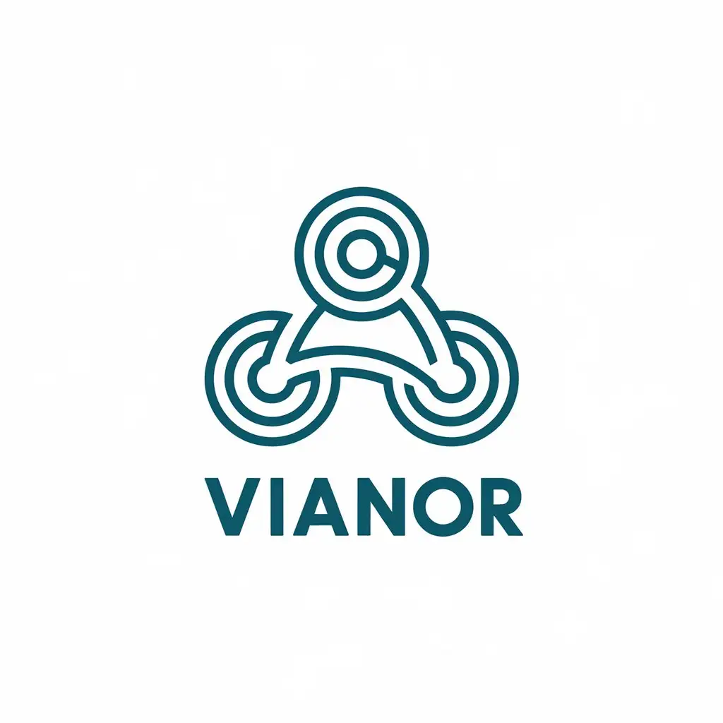 LOGO Design for VIANOR Abstract Tricycles Theme in Moderate Style