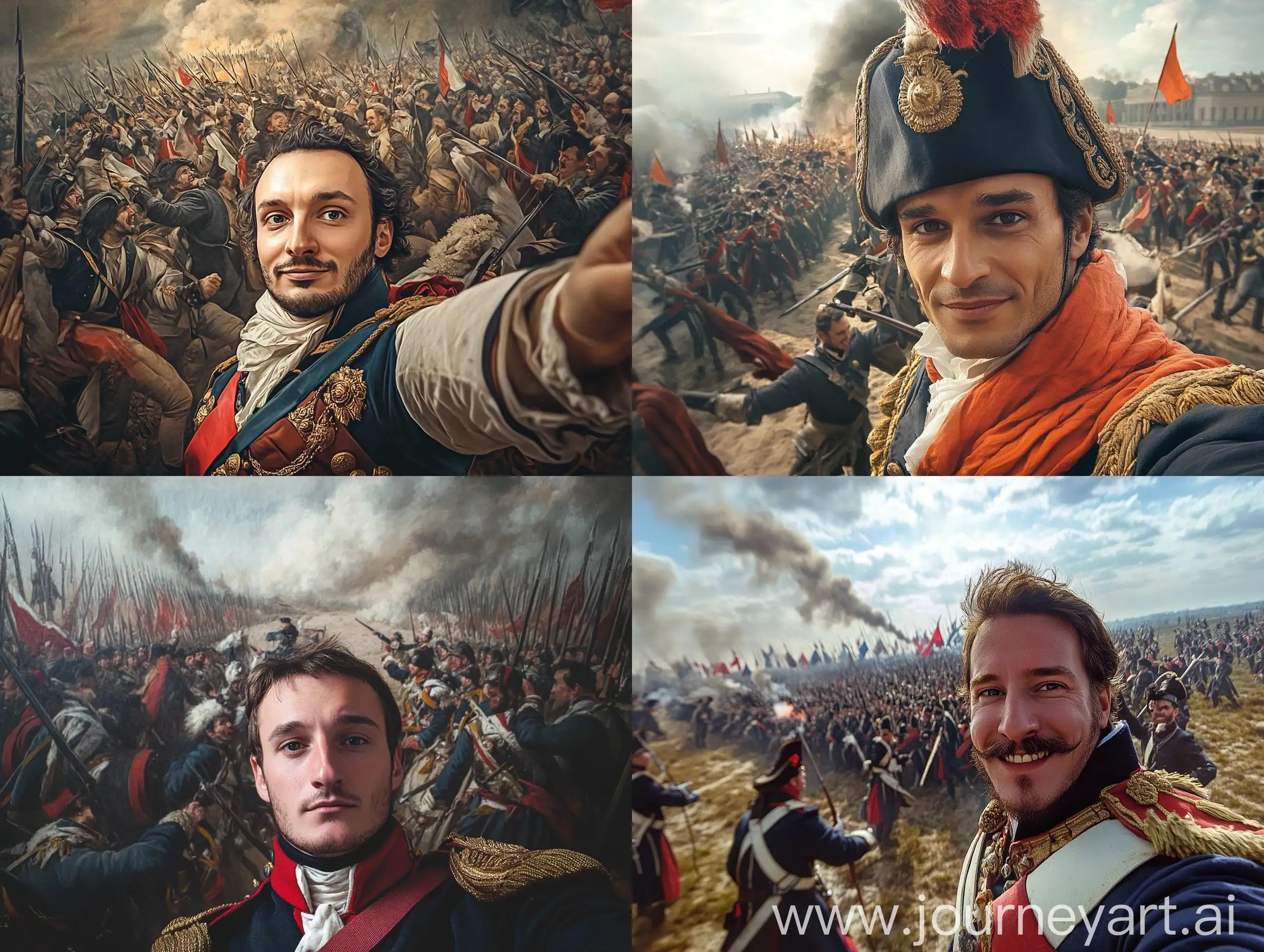 Napoleon-Bonhart-Selfie-with-Victorious-Army-Celebration