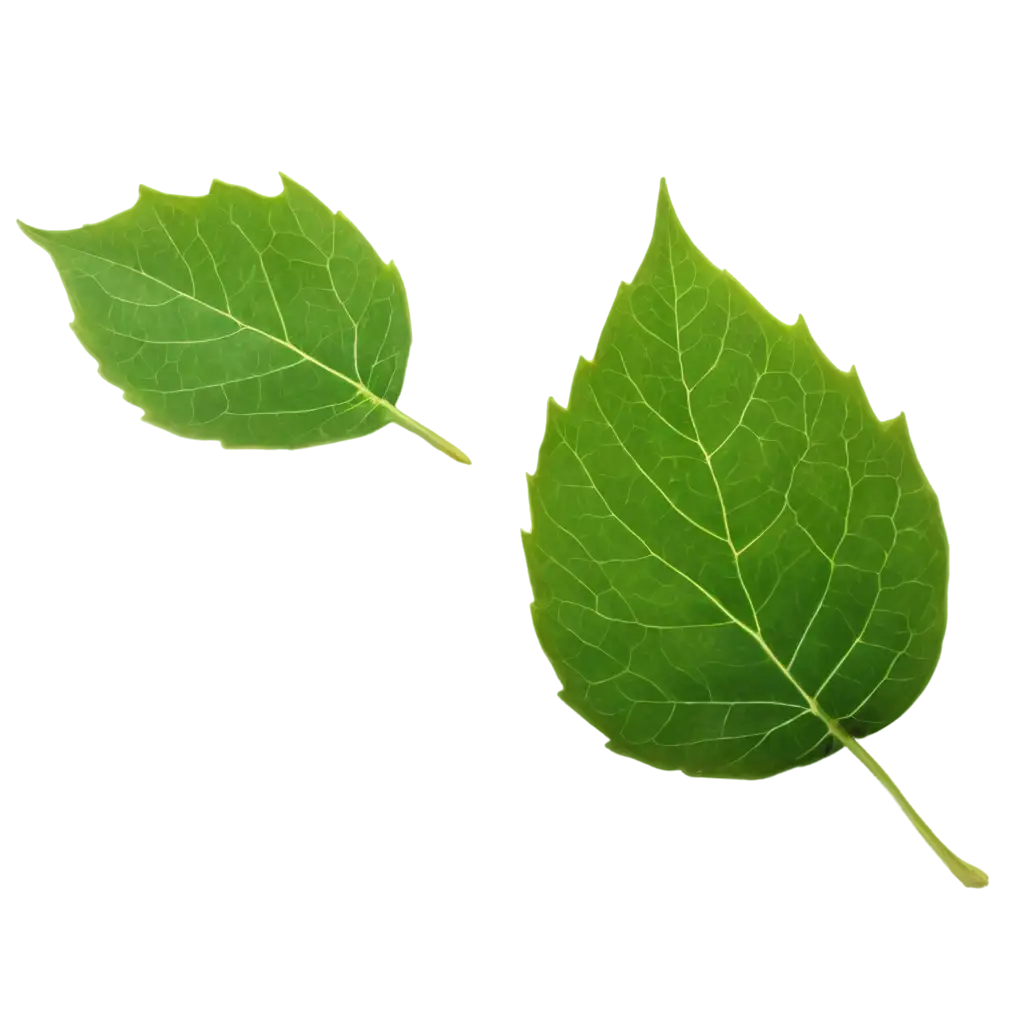 Flying-Green-Leaves-PNG-HighQuality-Transparent-Image-for-Versatile-Use