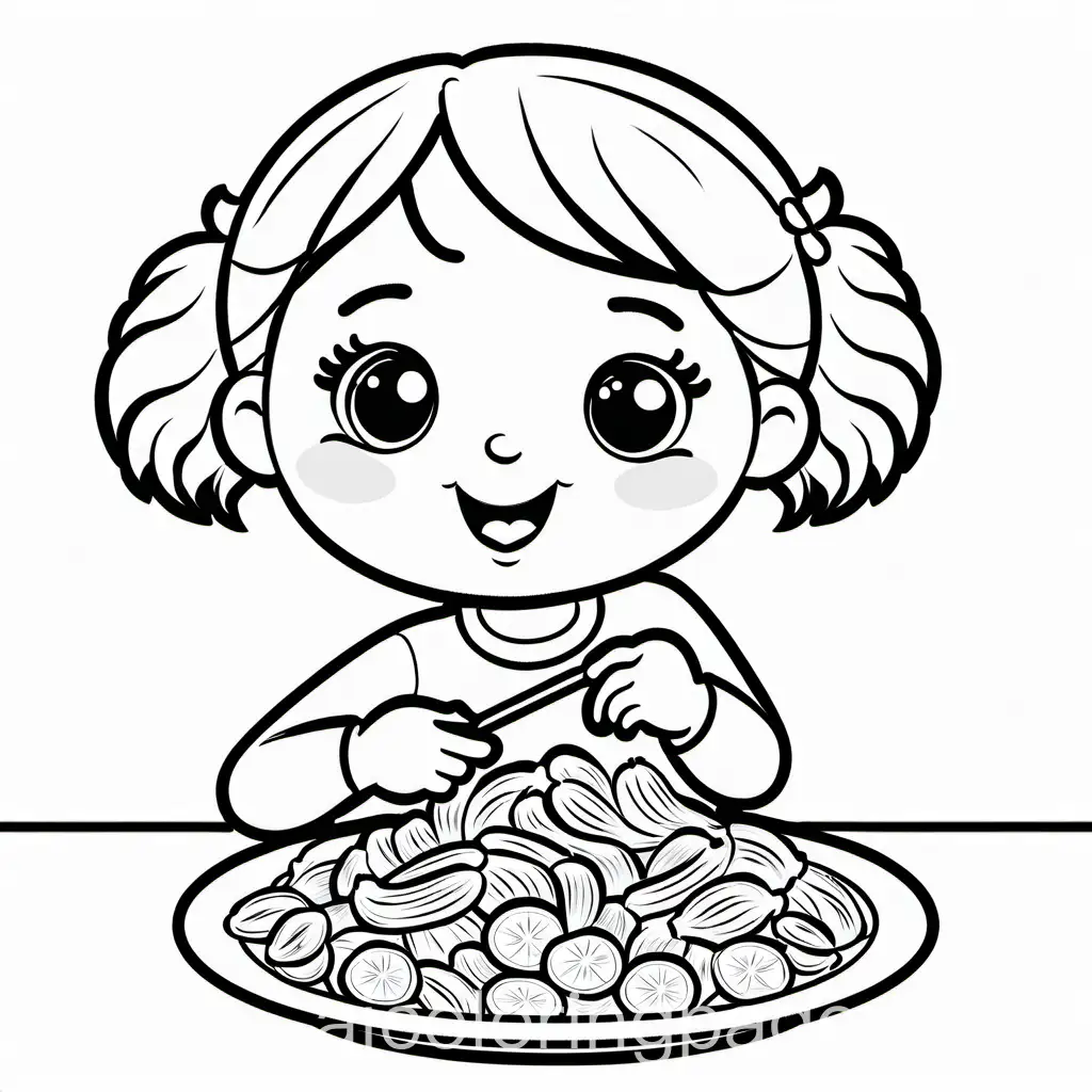 Child-Enjoying-a-Plate-of-Colorful-Vegetables