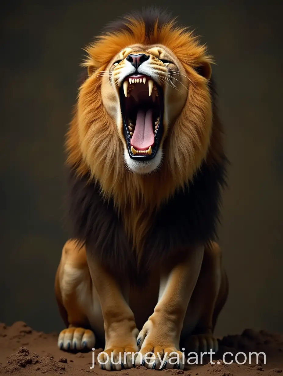 Aggressive-Realistic-Lion-in-a-Natural-Setting