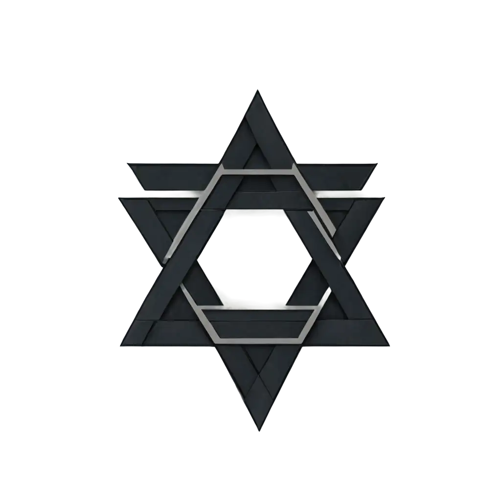 Modern-Kevlar-Style-Star-of-David-PNG-Image-Technology-and-Strength-Combined