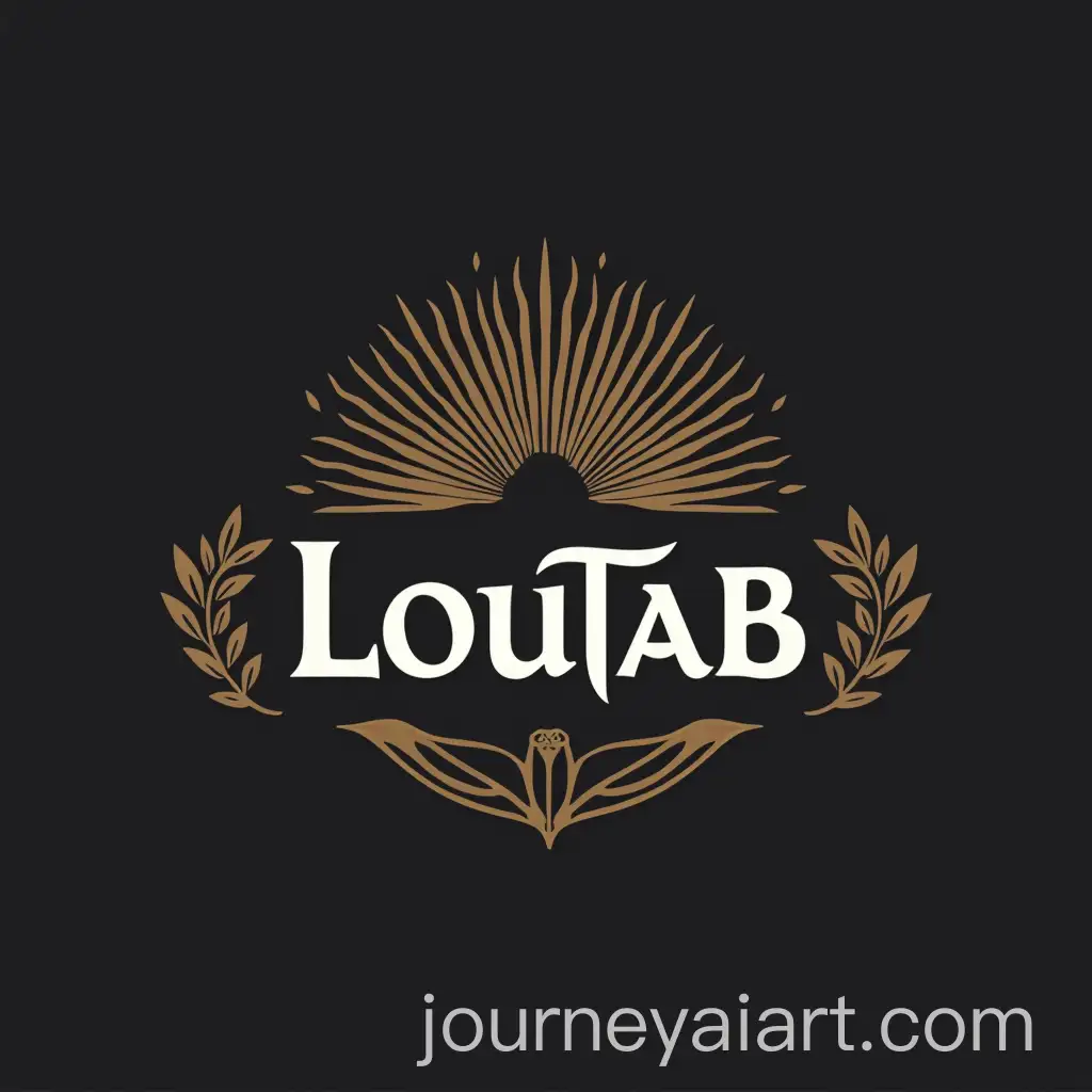 Modern-Logotype-Design-with-LOUTAB-Inscription