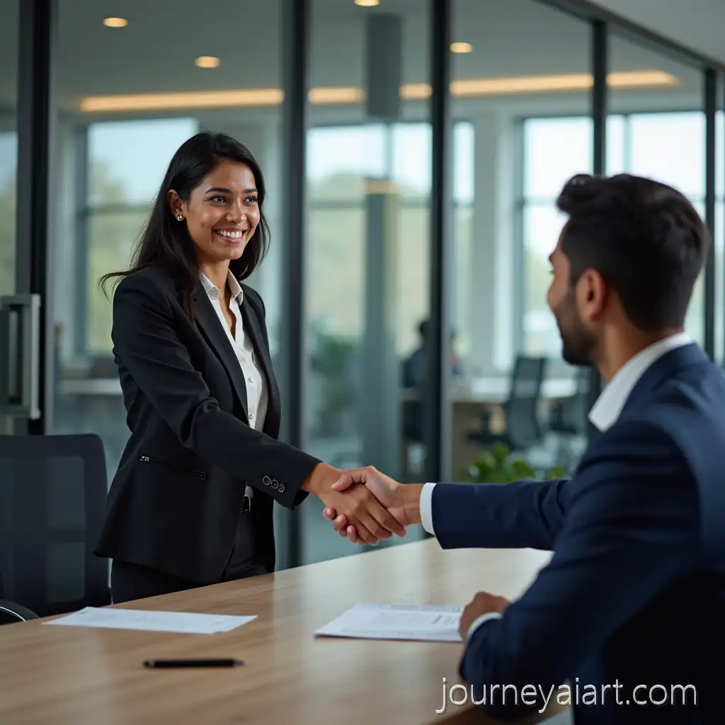 Professional-Business-Meeting-in-Modern-Office-with-ConfBusiness-meeting-in-officeident-Handshake