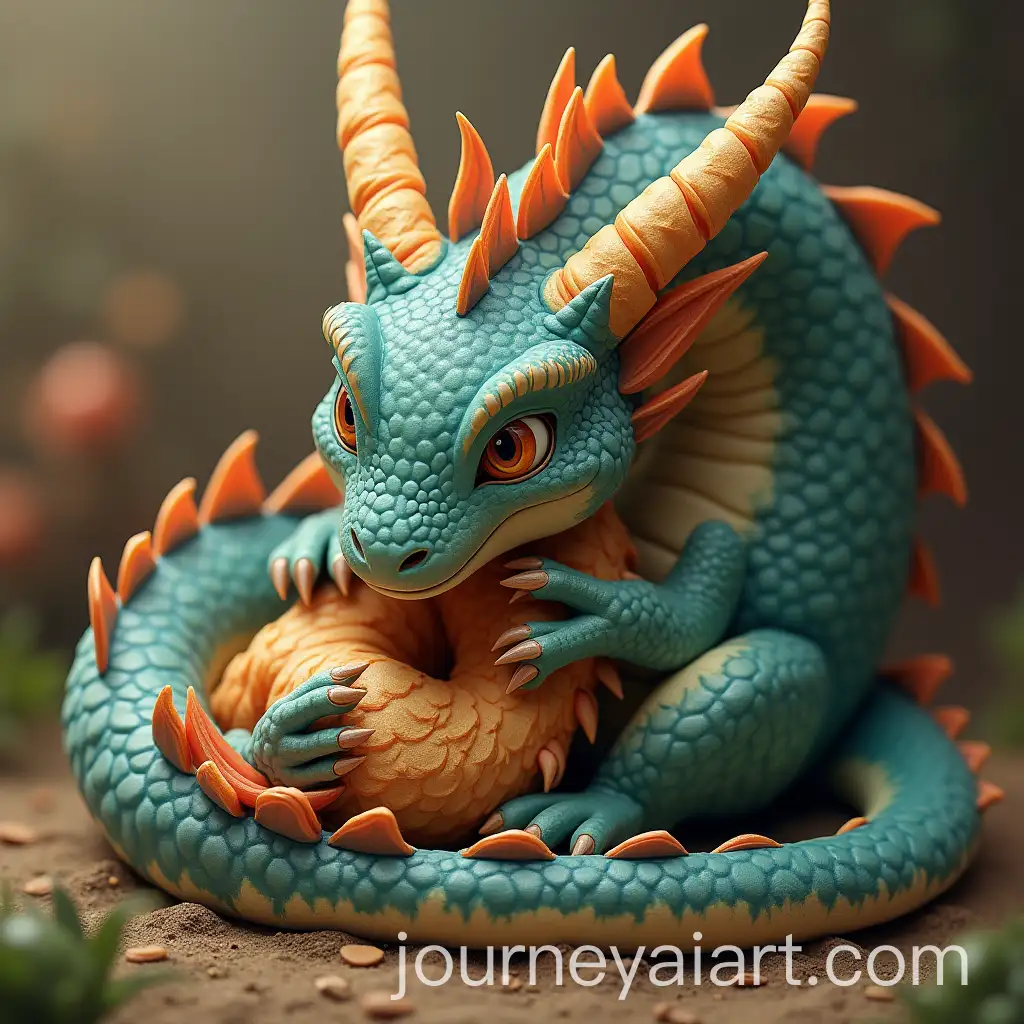 Mother-Dragon-Nurturing-Her-Hatchlings