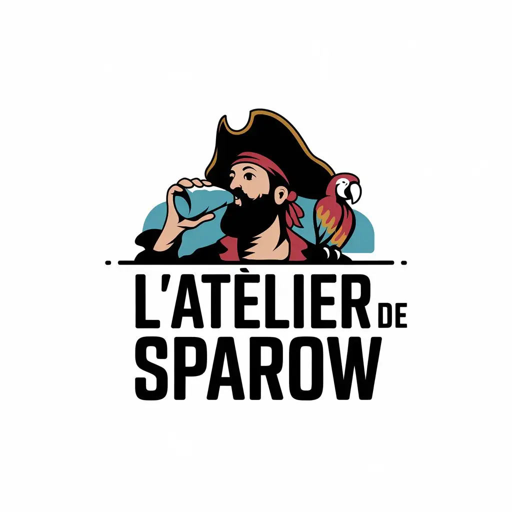 LOGO-Design-for-LAtelier-de-Sparow-Pirate-Themed-with-Clear-Background-and-Moderate-Clarity