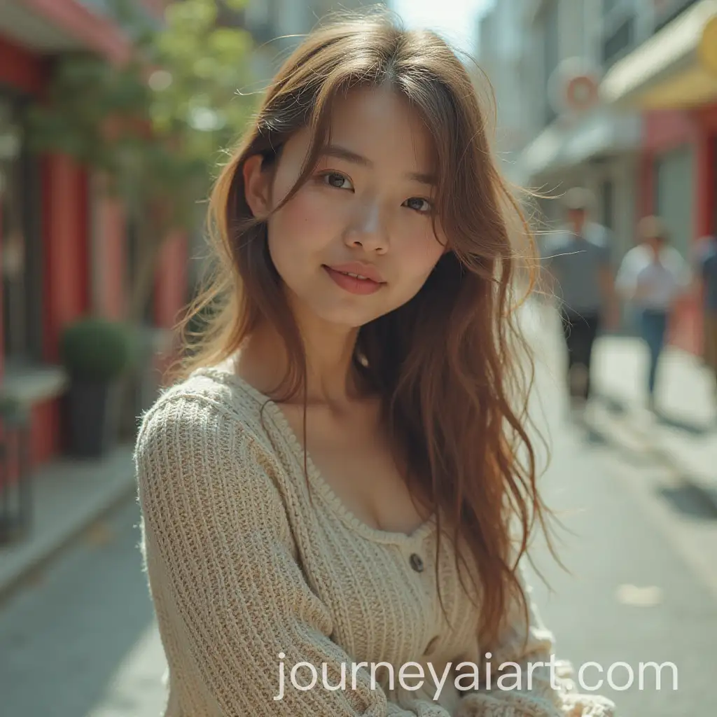 Teen-Artist-Drawing-in-Abstract-Style