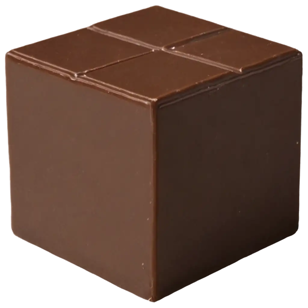 HighQuality-Chocolate-Cube-PNG-Image-for-Creative-Projects