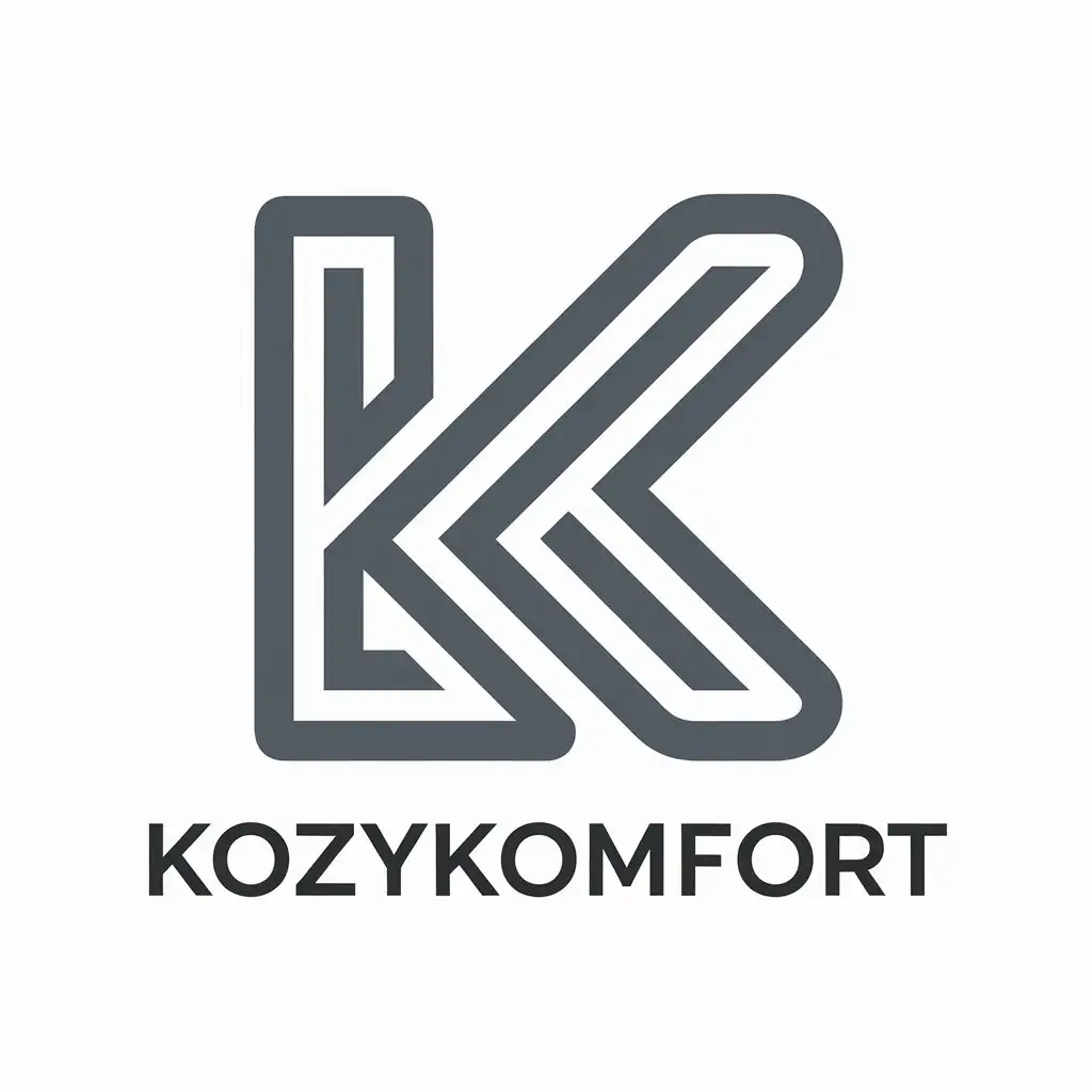 LOGO Design for KozyKomfort Minimalistic Moderate Style for Retail Industry with Clear Background