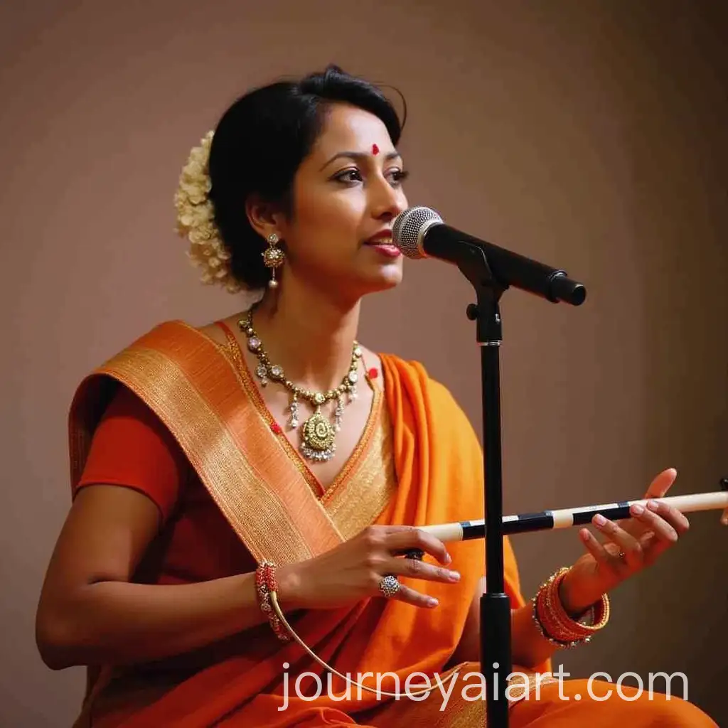 Classical-Indian-Singer-Performing-on-Stage
