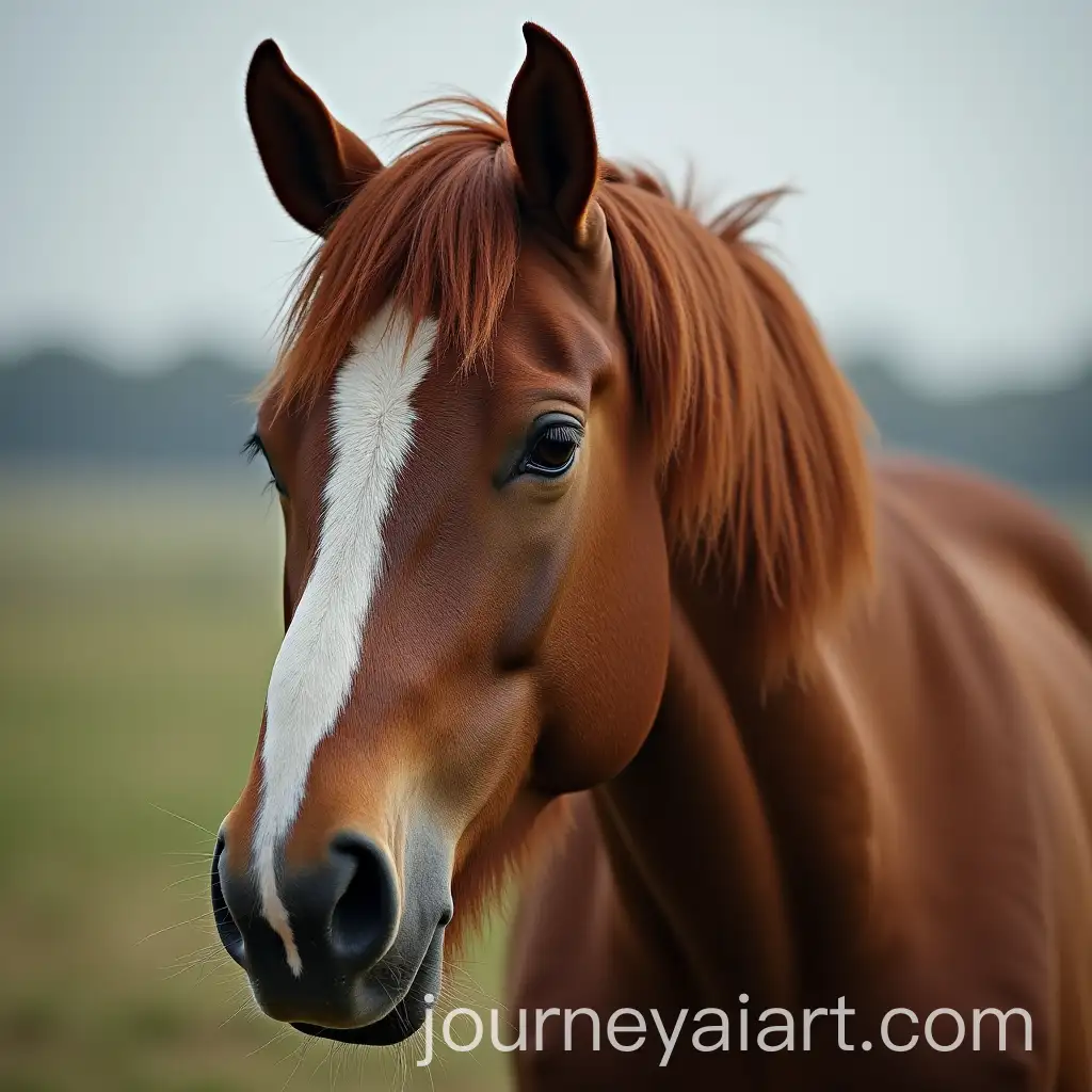 Unique-Hybrid-Animal-Horse-with-OxLike-Face