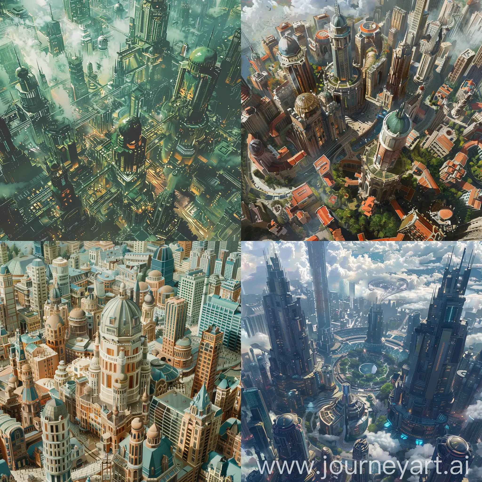 Contemporary-Cityscape-with-Panel-and-Fantasy-Buildings