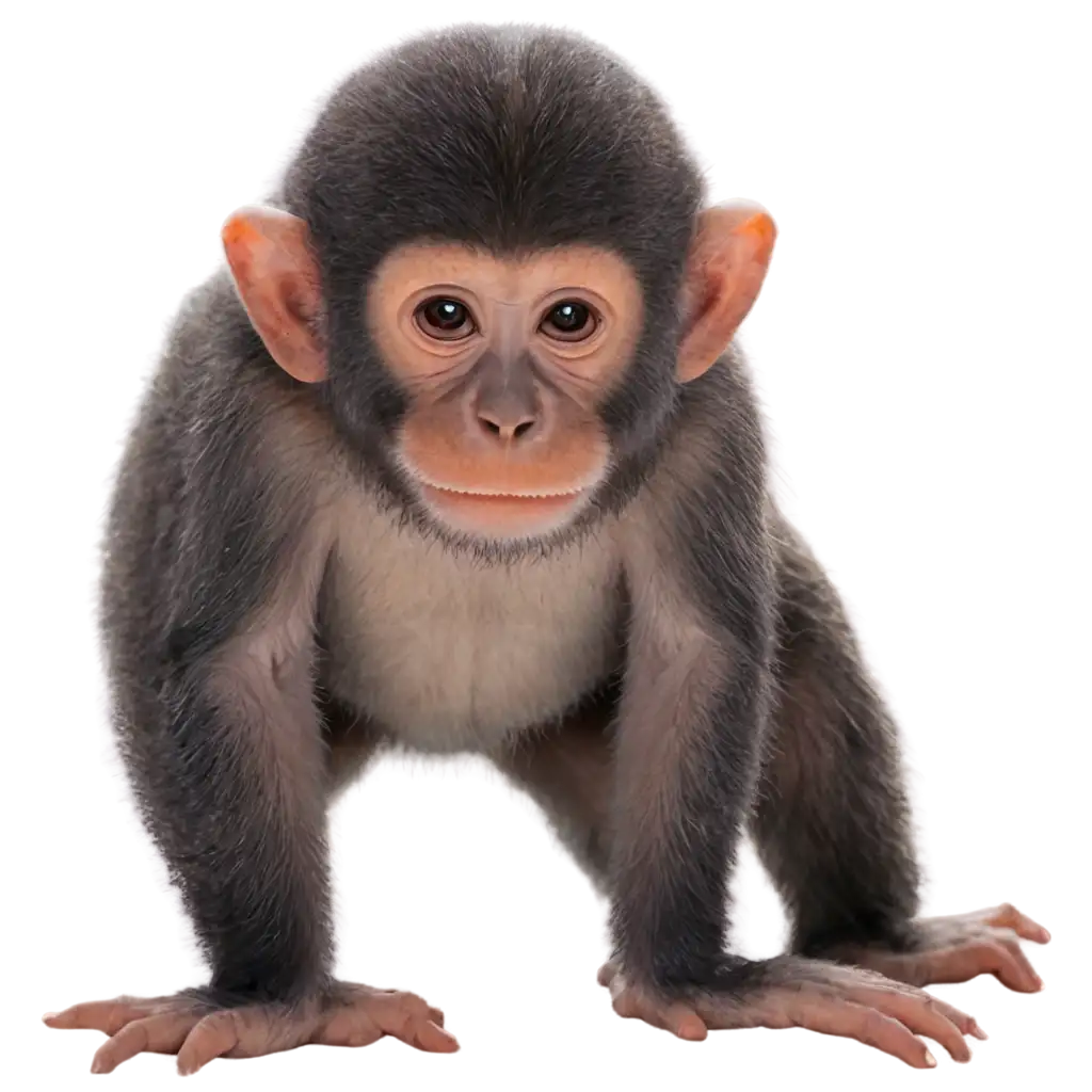 Playful-Monkey-PNG-Image-Enhance-Your-Content-with-Vibrant-Simian-Charm