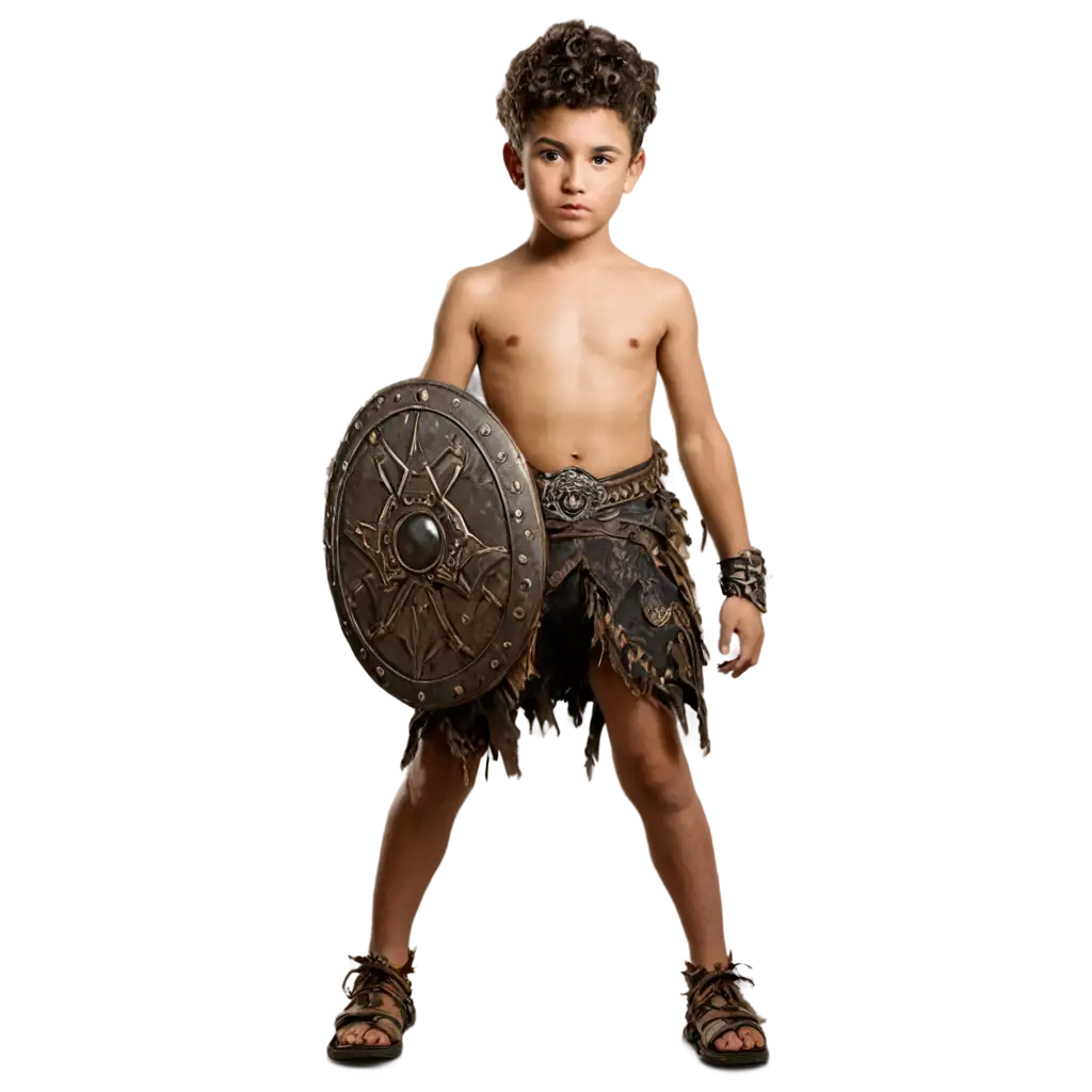 Warrior-Boy-PNG-A-Dynamic-Image-for-Creative-Projects