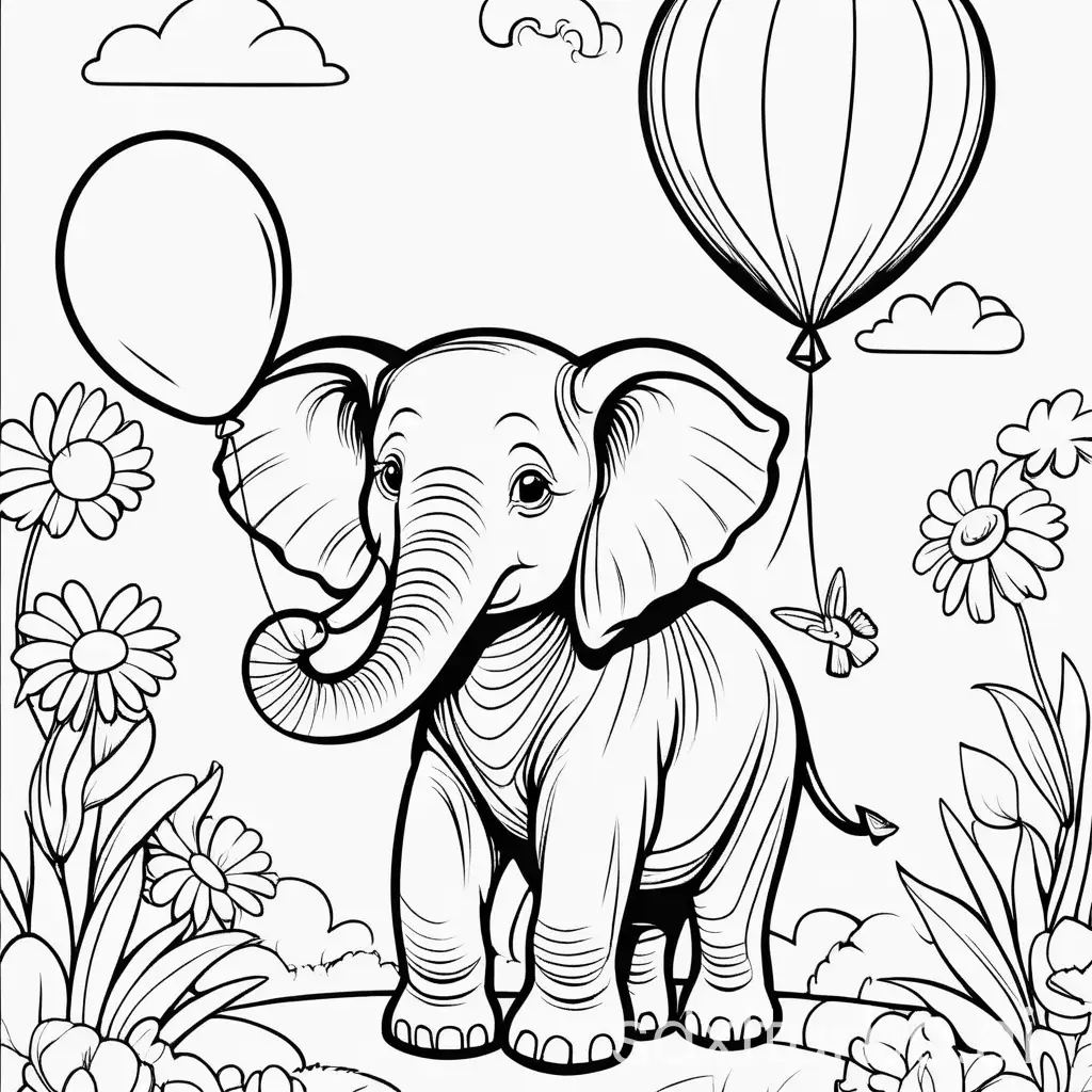 Cute-Elephant-Holding-Balloon-Coloring-Page-for-Kids