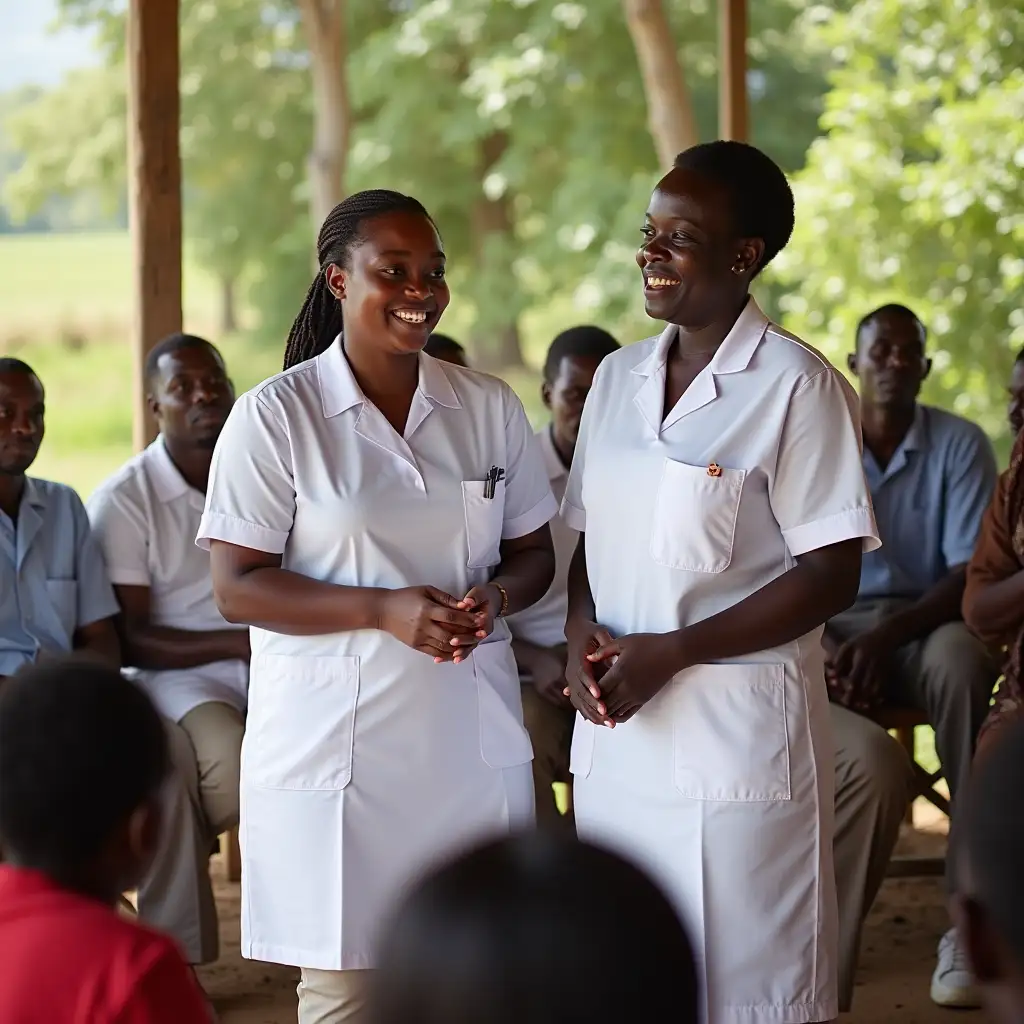 African-Nurses-Conducting-Health-Education-Session-in-Rural-Community