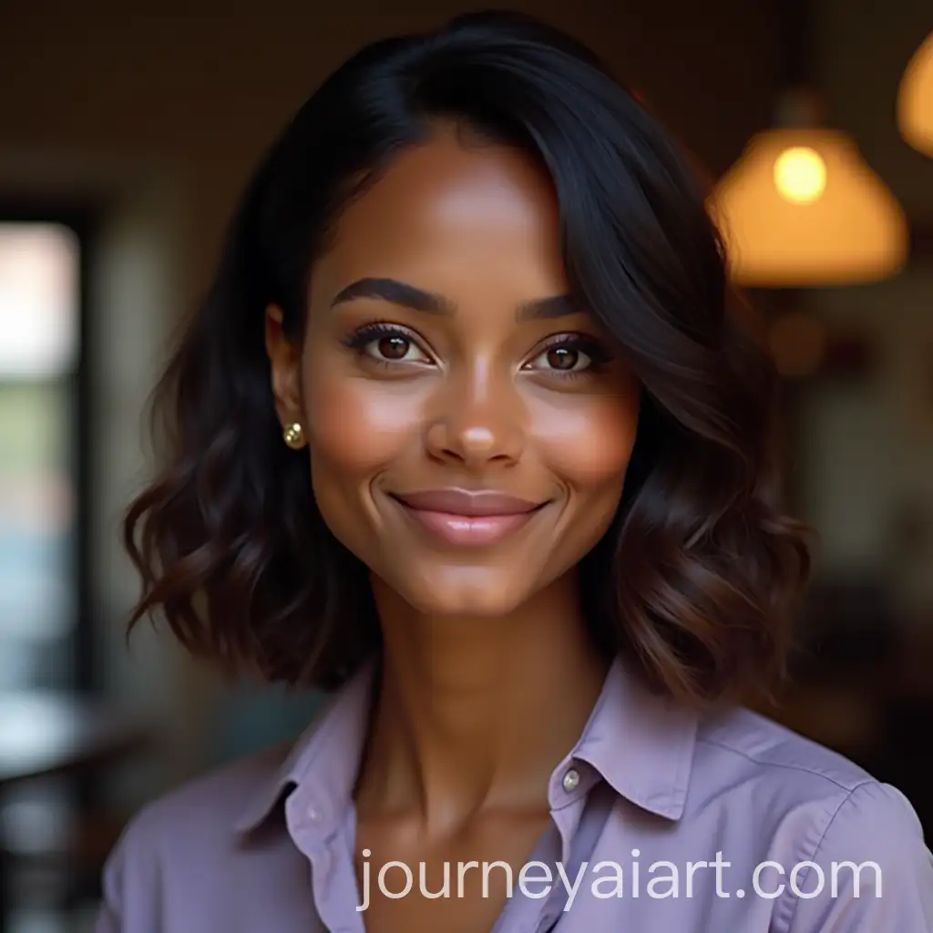CloseUp-of-Rebecca-A-Beautiful-Young-Black-Woman-in-a-Coffee-Shop