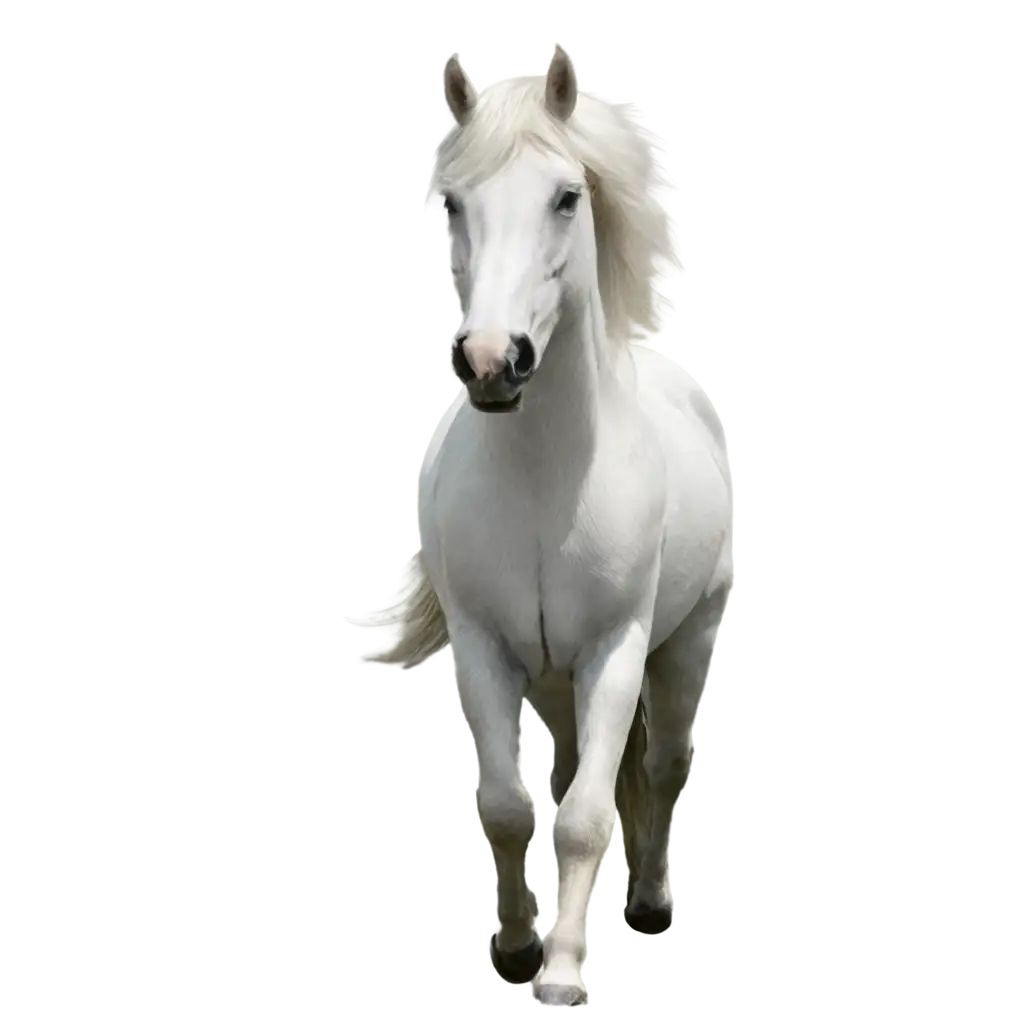 White-Horse-PNG-Image-HighQuality-Transparent-Horse-Illustration-for-Versatile-Use