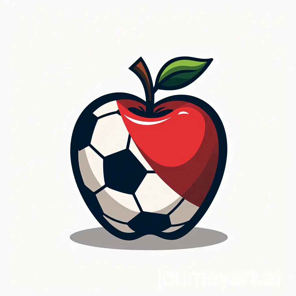 Dynamic-Soccer-Team-Logo-Featuring-an-Apple-Emblem