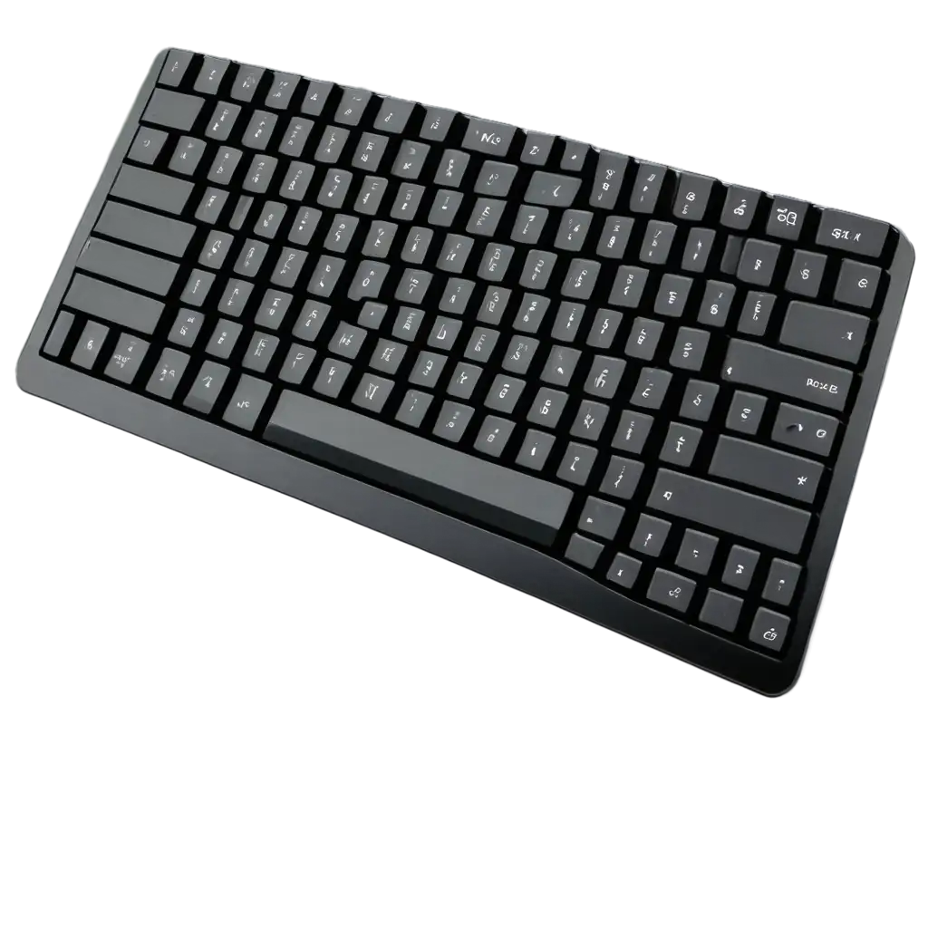 HighQuality-Black-Keyboard-PNG-Image-for-Versatile-Digital-Design-Applications