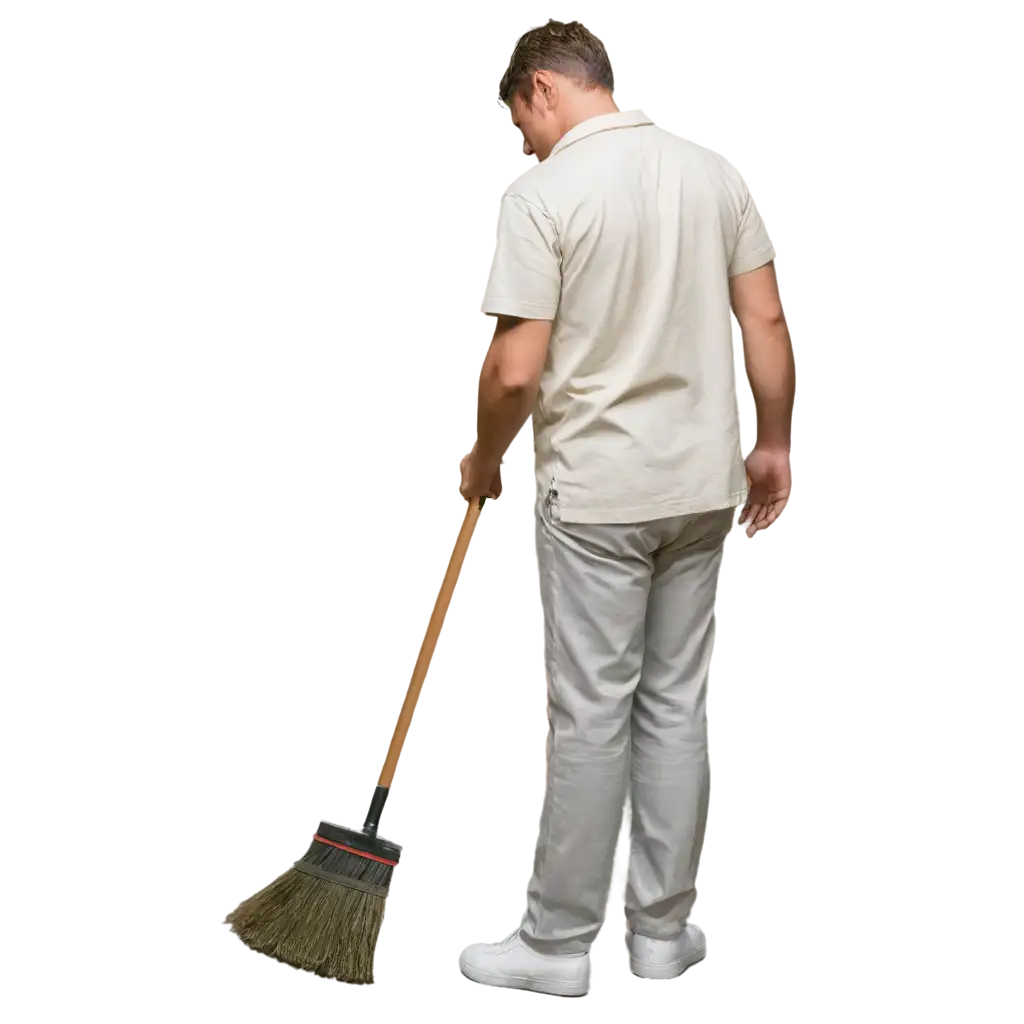 Professional-PNG-Image-of-a-Man-in-Cleaner-Dress-Bending-to-Clean-with-Broom