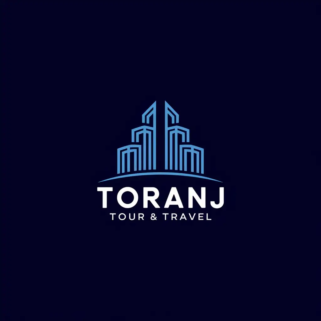 LOGO Design for Toranj Tour Travel Modern Minimal with Unique Travel Elements for Southeast Asia