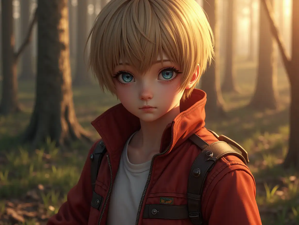 Photorealistic image Attack on Titan Armin Arlert