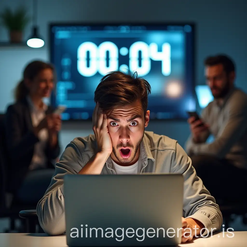 Stressed-Young-Professional-Overwhelmed-by-Missed-Deadline-in-Office