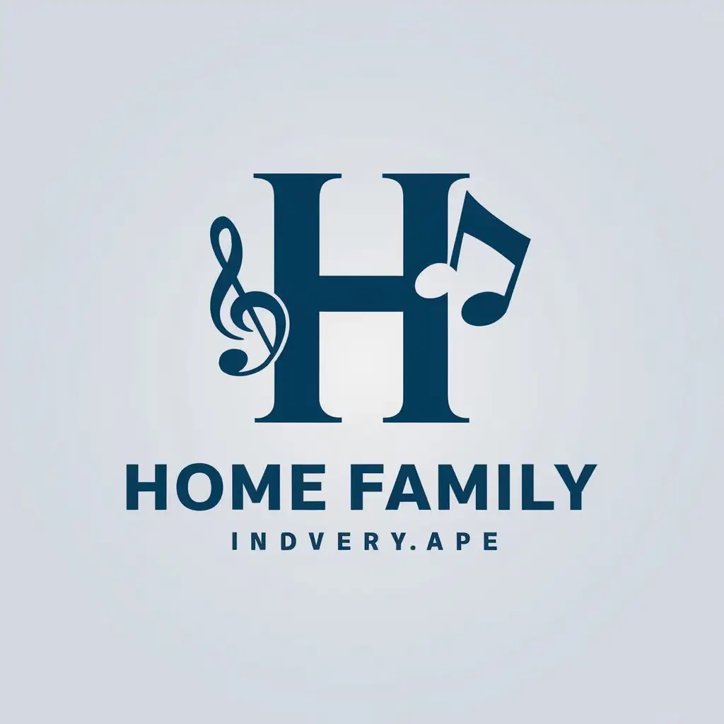 LOGO-Design-for-Home-Harmony-H-and-Musical-Note-in-Modern-Style