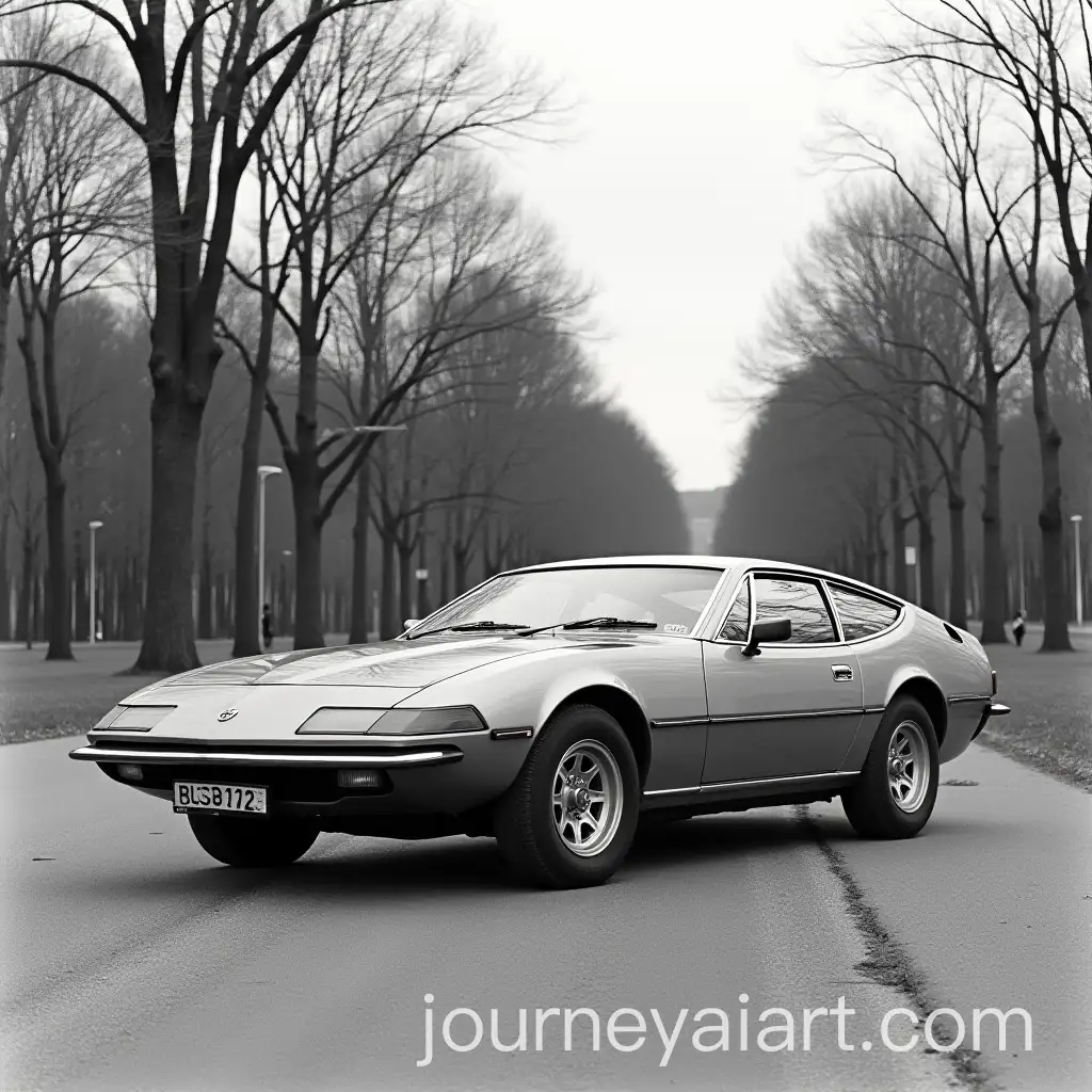 1974-Toyota-Celica-GT-and-Lamborghini-Espada-Fastback-Side-Rear-View