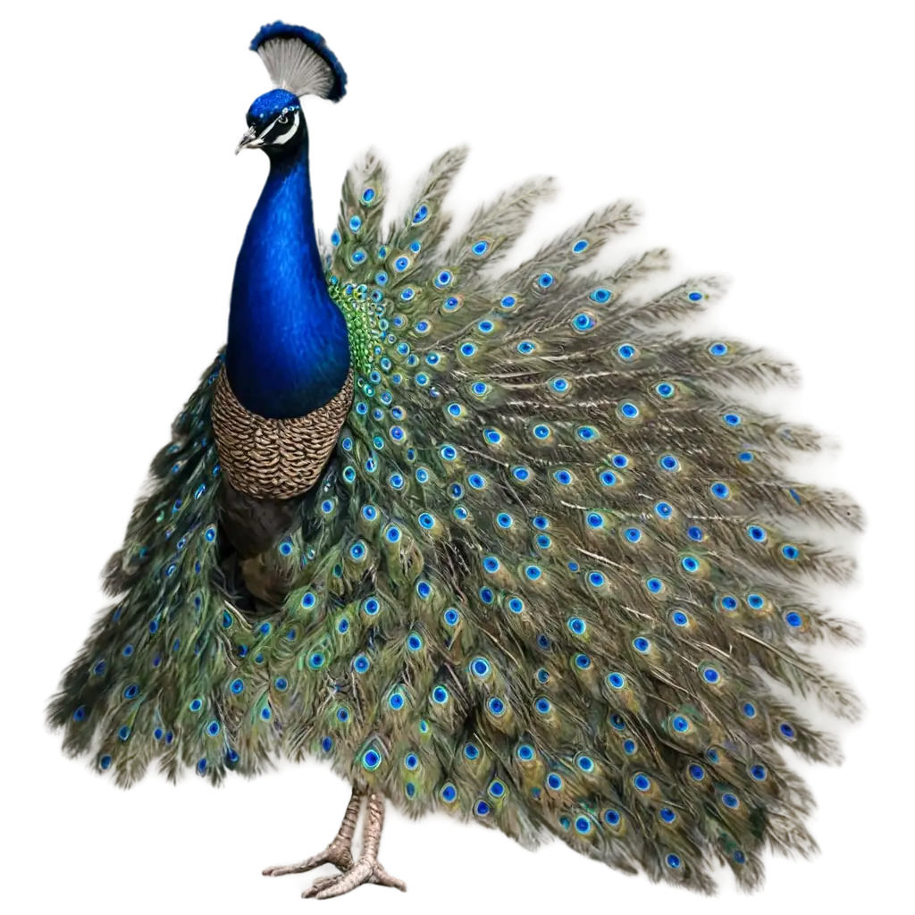 a beautiful peacock