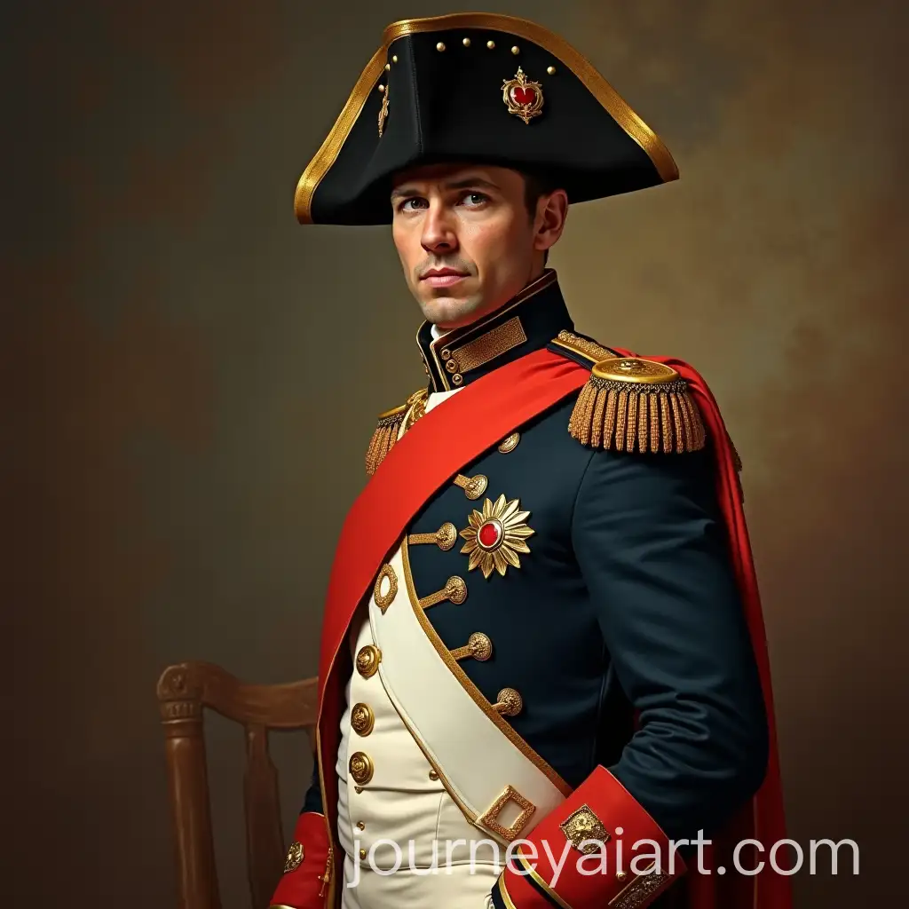 Napoleon-Bonaparte-in-Military-Uniform-with-Bicorne-Hat