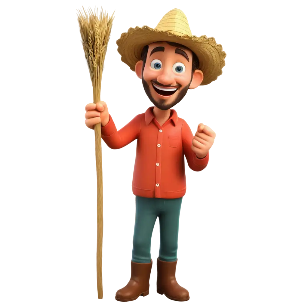 Farmer-with-Non-La-Cartoon-PNG-Perfect-for-Diverse-Creative-Projects