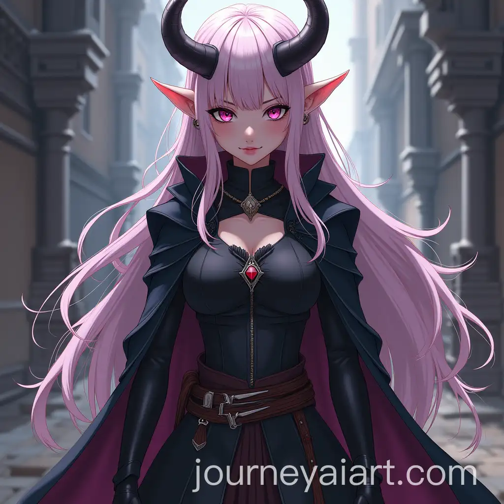 HalfDemon-HalfElf-Artificer-in-Futuristic-Medieval-Anime-Style