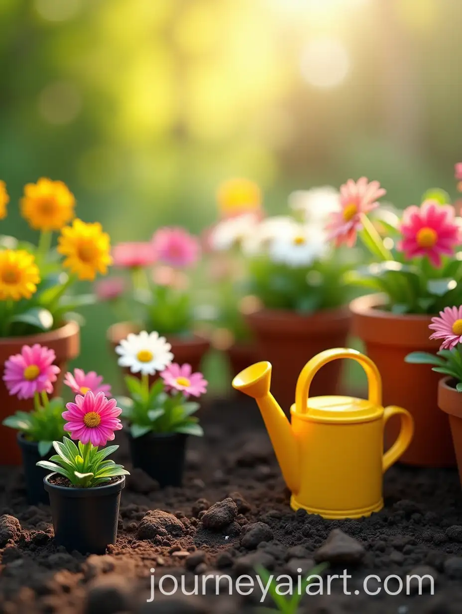 Vibrant-Garden-with-BloomAI-Image-Prompt-Expansioning-Flowers-and-Morning-Sunlight
