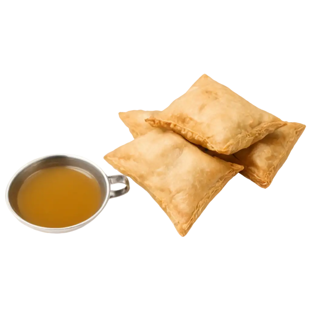 Tea-and-Samosa-PNG-Image-Perfect-for-Clear-HighQuality-Visuals