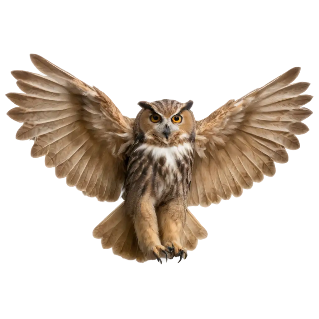 Majestic-Owl-with-Folded-Wings-PNG-Image-Stunning-Artwork-for-Online-Presence