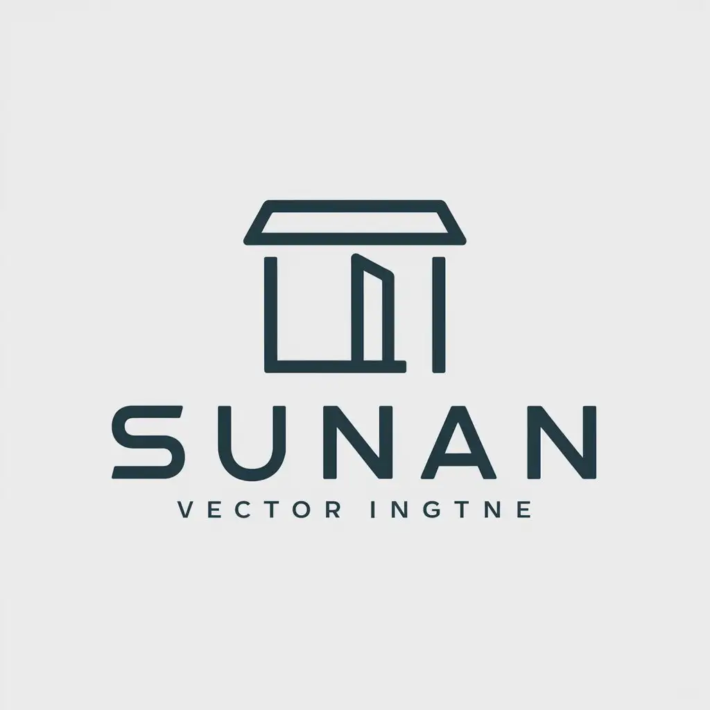 LOGO Design for Sunan Vector with Store Symbol Moderate Style for Internet Industry