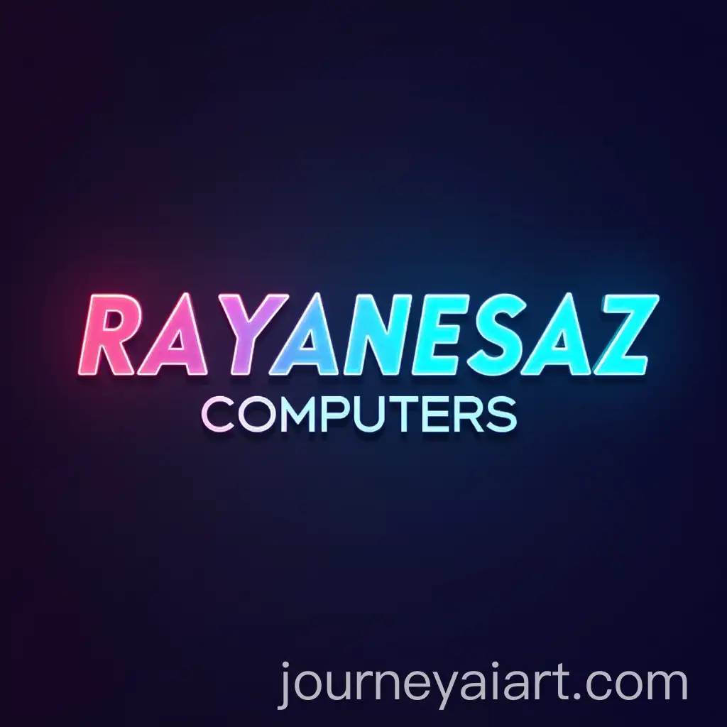 EyeCatching-Logo-Design-for-Rayanesaz-Computers-with-Gradient-Background