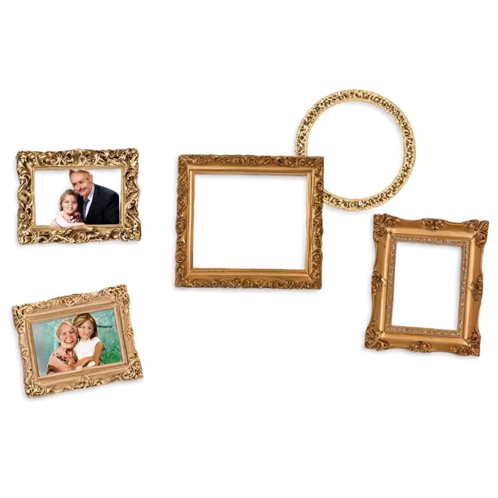 HighQuality-Family-Photo-Frames-PNG-Create-Timeless-Memories-in-Crisp-Detail