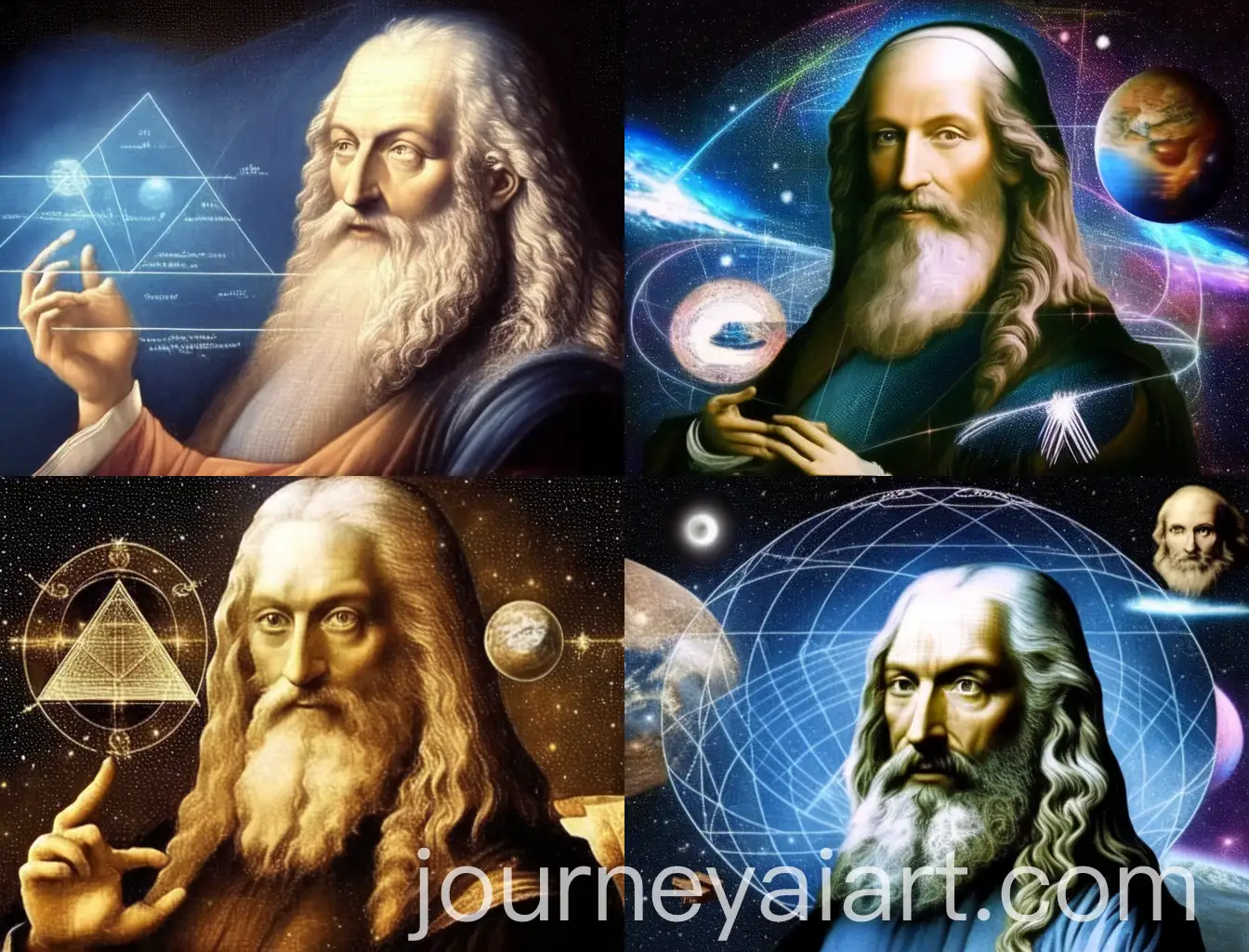 Leonardo-Da-Vinci-Crypto-Enthusiast-in-Cosmic-Style