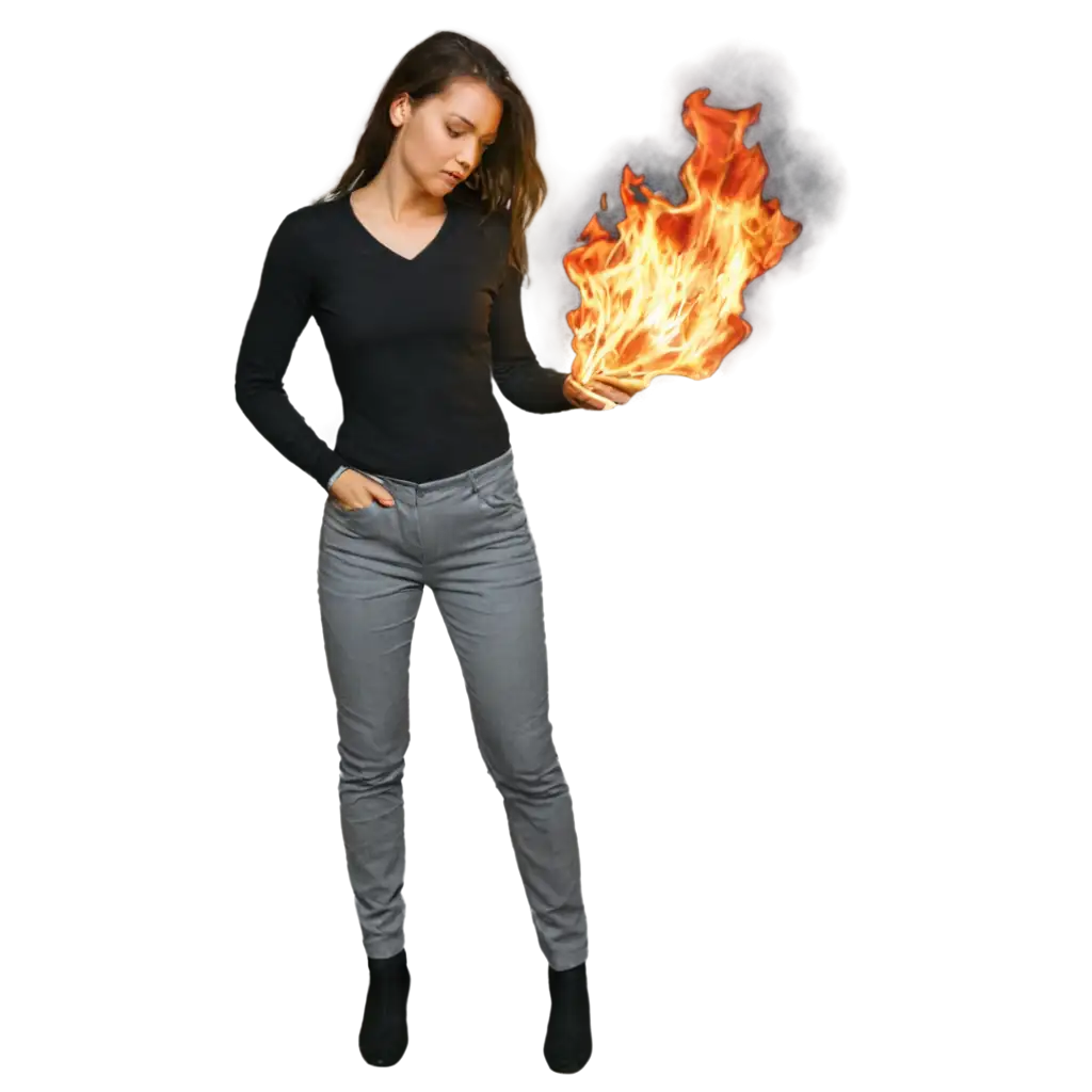 Woman-with-Pants-on-Fire-PNG-Dynamic-and-Engaging-Image-Concept