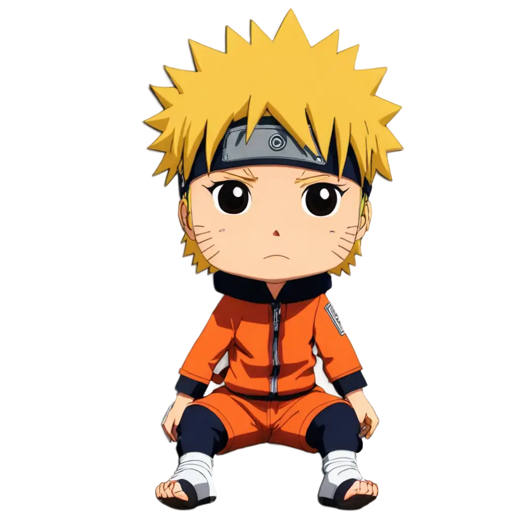 Chibe-Naruto-Sitting-PNG-HighQuality-Image-for-Versatile-Use